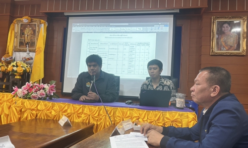 ปศุสัตว์กระบี่ ร่วมประชุมเชิงปฏิบัติการ โครงการขับเคลื่อนและขยายผลการดำเนินงานที่ดินทำกินให้มีประสิทธิภาพและยั่งยืนในพื้นที่ป่าชายเลนบ้านบากัน