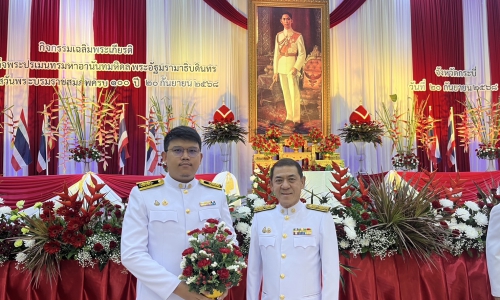 ปศุสัตว์กระบี่  ร่วมพิธีวางพานพุ่มดอกไม้ถวายราชการะ พระบาทสมเด็จพระปรเมนทรอานันทมหิดล พระอัฐมรามาธิบดินทร เนื่องในโอกาสวันพระบรมราชสมภพครบ 100 ปี 20 กันยายน 2568