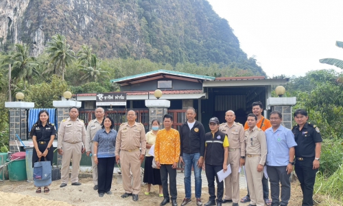 จังหวัดกระบี่ ตรวจประเมินต่ออายุใบอนุญาตประกอบกิจการฆ่าสัตว์