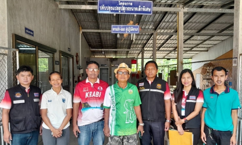 ปศุสัตว์กระบี่ ตรวจติดตามโรงฆ่าสัตว์ที่ได้รับใบอนุญาตประกอบกิจการฆ่าสัตว์ รอบที่ 2/2568
