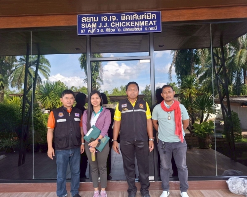 ปศุสัตว์กระบี่ ตรวจติดตามโรงฆ่าสัตว์ที่ได้รับใบอนุญาตประกอบกิจการฆ่าสัตว์ รอบที่ 2/2568